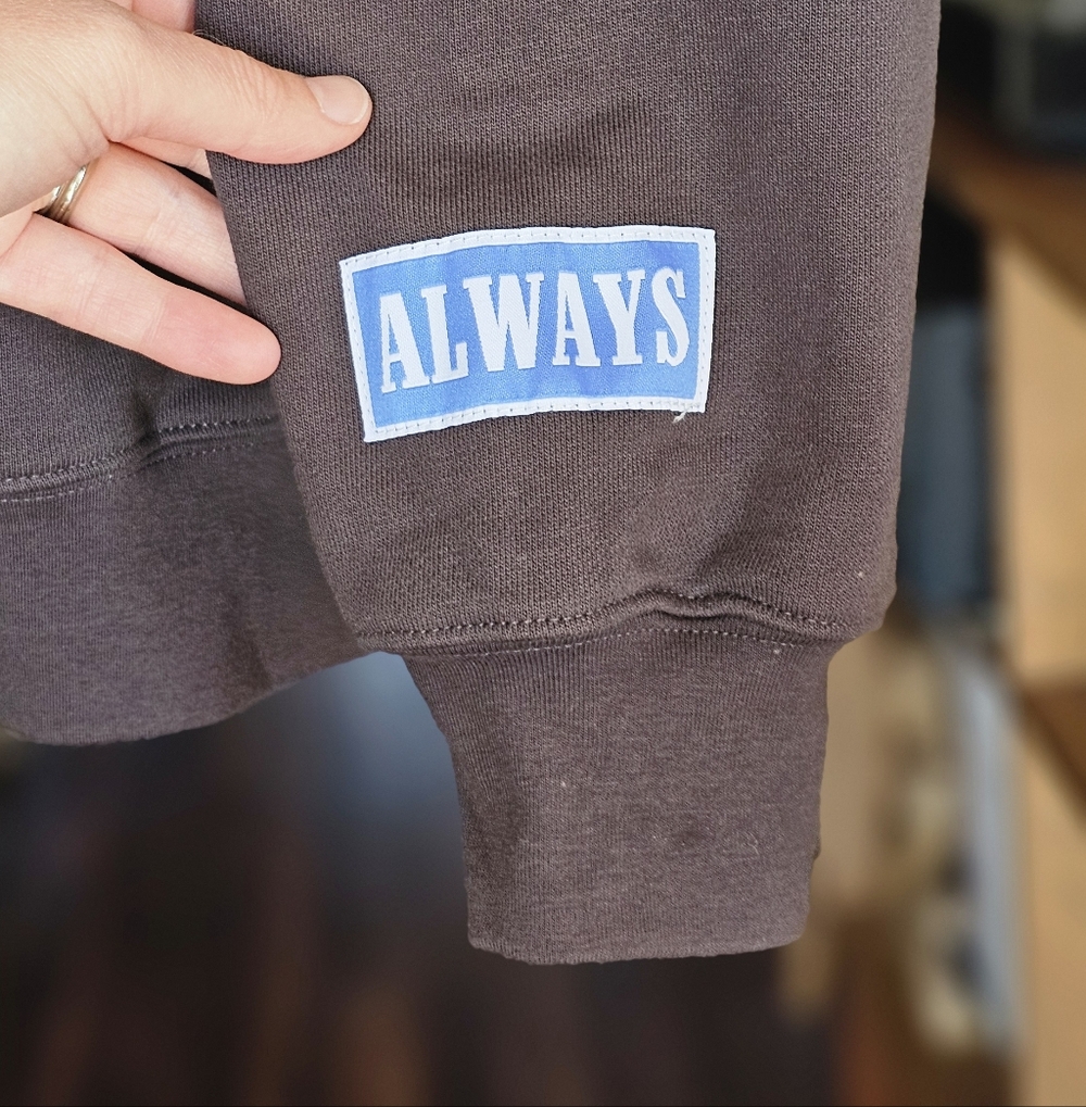 The Mayfair Group Empathy Always Crewneck Sweatshirt - Grey And Blue - Picture 2 of 5
